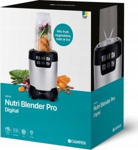 Blender kielichowy Champion Nutrition Blender Pro Digital 1200W NB500 Svart/Silver 9