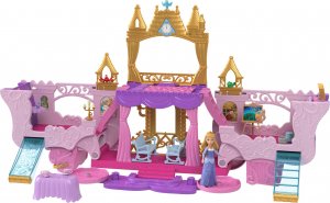 Figurka Mattel Zestaw figurek Księżniczka Disneya Karoca-Zamek 2w1 HWX17) 1
