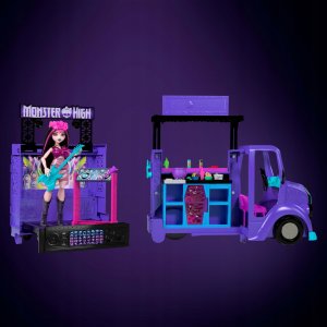 Mattel Monster High Koncertowy Food Truck + Lalka Zestaw (HXH83) 3