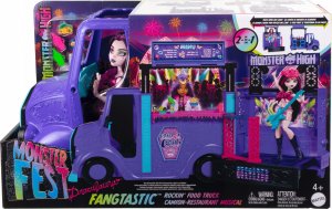 Mattel Monster High Koncertowy Food Truck + Lalka Zestaw (HXH83) 5