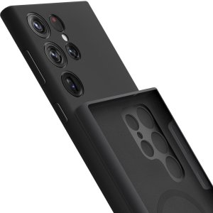 3MK 3mk ochranný kryt Hardy Silicone MagCase pro Samsung Galaxy S24 Ultra (SM-S928) black 4