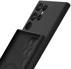 3MK 3mk ochranný kryt Hardy Silicone MagCase pro Samsung Galaxy S24 Ultra (SM-S928) black 5