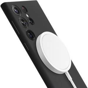 3MK 3mk ochranný kryt Hardy Silicone MagCase pro Samsung Galaxy S24 Ultra (SM-S928) black 6