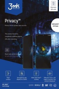 3MK 3mk All-Safe - AIO fólie Privacy Phone Dry & Wet Fitting, 5 ks 1