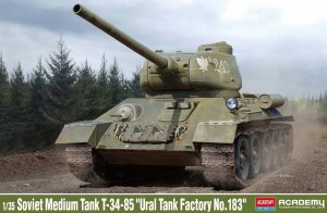 Academy Model plastikowy T-34/85 Ural Tank Factory No. 183 PL 1