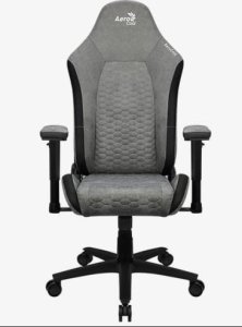 Fotel Aerocool Fotel AEROCOOL CROWN AeroSuede Stone Grey 1