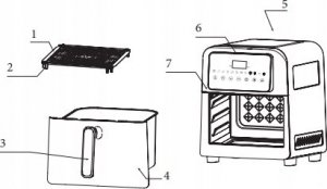 Frytkownica beztłuszczowa Maestro MR-757 7