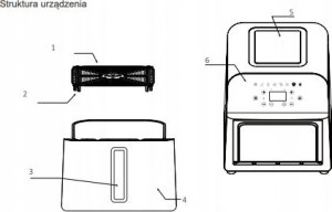 Frytkownica beztłuszczowa Maestro Frytownica beztłuszczowa MR-759 MAESTRO 7