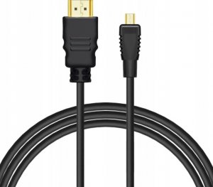 Kabel Savio Kabel HDMI (M) - micro HDMI (M) 1,5m CL-177 Czarny 1