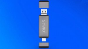 Czytnik Savio Czytnik kart SD 3w1, USB-C+ USB-A 2.0+ Micro USB, AK-72 8