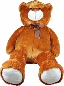 Madej Maskotka Miś pluszowy z kokardką 100 cm brązowy 2