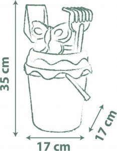 Smoby Life Wiaderko z akcesoriami Mickey 4