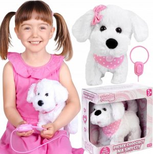 Artyk Maskotka interaktywna Piesek chodzący na smyczy Natalia 13