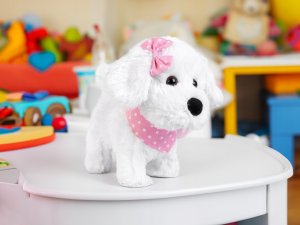 Artyk Maskotka interaktywna Piesek chodzący na smyczy Natalia 14