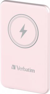 Powerbank Verbatim Powerbank Verbatim Charge 'n' Go Magnetic Wireless 5000mAh USB-C PD 3.0 Pink 1