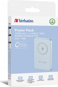 Powerbank Verbatim Powerbank Verbatim Charge 'n' Go Magnetic Wireless 10000mAh USB-C PD 3.0 Blue 5