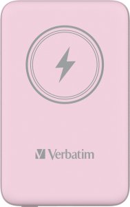 Powerbank Verbatim Powerbank Verbatim Charge 'n' Go Magnetic Wireless 10000mAh USB-C PD 3.0 Pink 3