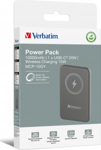 Powerbank Verbatim Powerbank Verbatim Charge 'n' Go Magnetic Wireless 10000mAh USB-C PD 3.0 Grey 5