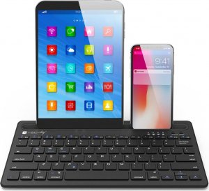 Klawiatura Techly Mini z uchwytem na tablet i telefon (367898) 2