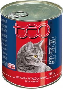 Teo Karma mokra dla kota TEO bogata w wołowinę 850 g 1