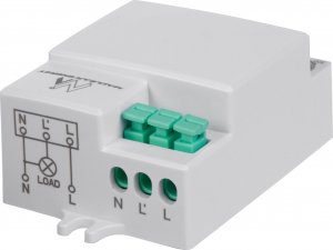 Maclean Czujnik ruchu Maclean MCE316, mikrofalowy, zasięg 8m, max. obciążenie 1200W, IP20, 5.8 GHz 3