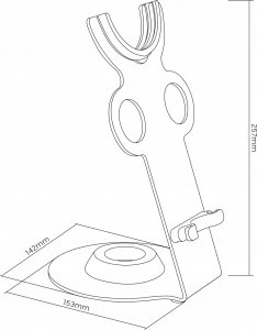 Maclean Uchwyt na suszarkę do włosów Dyson Supersonic Maclean MC-973 5