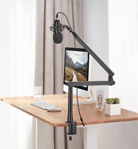 Maclean Uchwyt mikrofonu profesjonalny Maclean MC-971, wysięgnik, max. 2kg 5