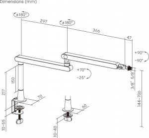 Maclean Uchwyt mikrofonu profesjonalny Maclean MC-971, wysięgnik, max. 2kg 7