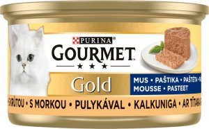 Gourmet Gourmet Gold Karma dla kotów mus z indykiem 85 g 1