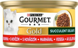 Gourmet Gourmet Gold Karma dla kotów z wołowiną 85 g 1