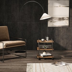 Maclean Szafka na 3 półki Maclean MC-978, stylowa, 90kg max, 454x400x496mm 6