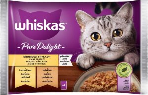 Whiskas Whiskas Pure Delight Mokra karma dla kotów drobiowe frykasy galaretka 340 g (4 x 85 g) 1