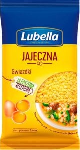 Lubella Lubella Jajeczna Makaron gwiazdki 250 g 1