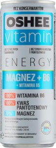 Oshee Oshee Vitamin Energy Napój gazowany o smaku owoców tropikalnych 250 ml 1