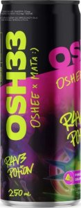 Oshee Oshee x Mata Rave Potion Napój gazowany o smaku ananas-grejpfruit 250 ml 1