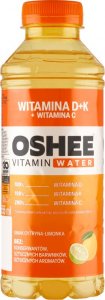 Oshee Oshee Vitamin Water Napój niegazowany smak cytryna-limonka 555 ml 1