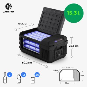 Lodówka turystyczna Peme Quest 15 Dark Sky 2