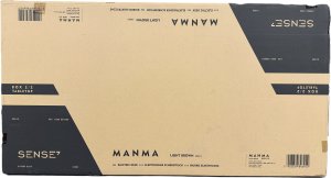 Biurko SENSE7 Blat MDF MANMA Jasnobrązowe 160 cm x 80 cm 7