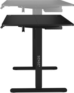 Biurko SENSE7 Nojo Czarne 140 cmx70 cm Black 7