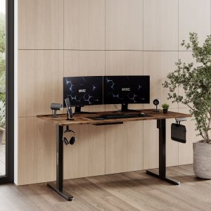 Biurko SENSE7 Nojo Wenge 140 cmx70 cm Black Oak 2