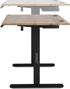 Biurko SENSE7 Nojo Wenge 140 cmx70 cm Black Oak 7