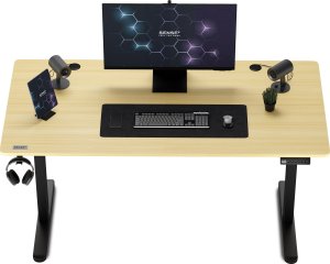 Biurko SENSE7 Nojo Sosna 140 cmx70 cm Black Pine 9