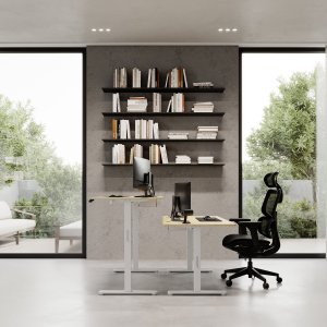 Biurko SENSE7 Nojo Sosna 140 cmx70 cm White Pine 3