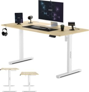 Biurko SENSE7 Nojo Sosna 140 cmx70 cm White Pine 5