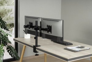 SENSE7 Uchwyt biurkowy na 2 monitory 17"-32" FLOAT DOUBLE 2