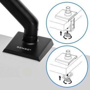 SENSE7 Uchwyt biurkowy na monitor 17"-32" HANG 6