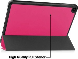 Etui na tablet iLike Galaxy Tab A9 8.7 Tri-Fold Eco*-Leather Stand Case Coral Pink 4
