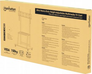 Manhattan Stojak mobilny 37''-100'', 150kg półka AV 8