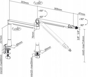 NanoRS Uchwyt statyw do mikrofonu NanoRS aluminiowy RS471 12