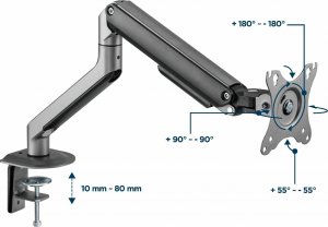 Gembird Uchwyt biurkowy na monitor 17" - 32" (MA-DA1-05) 7